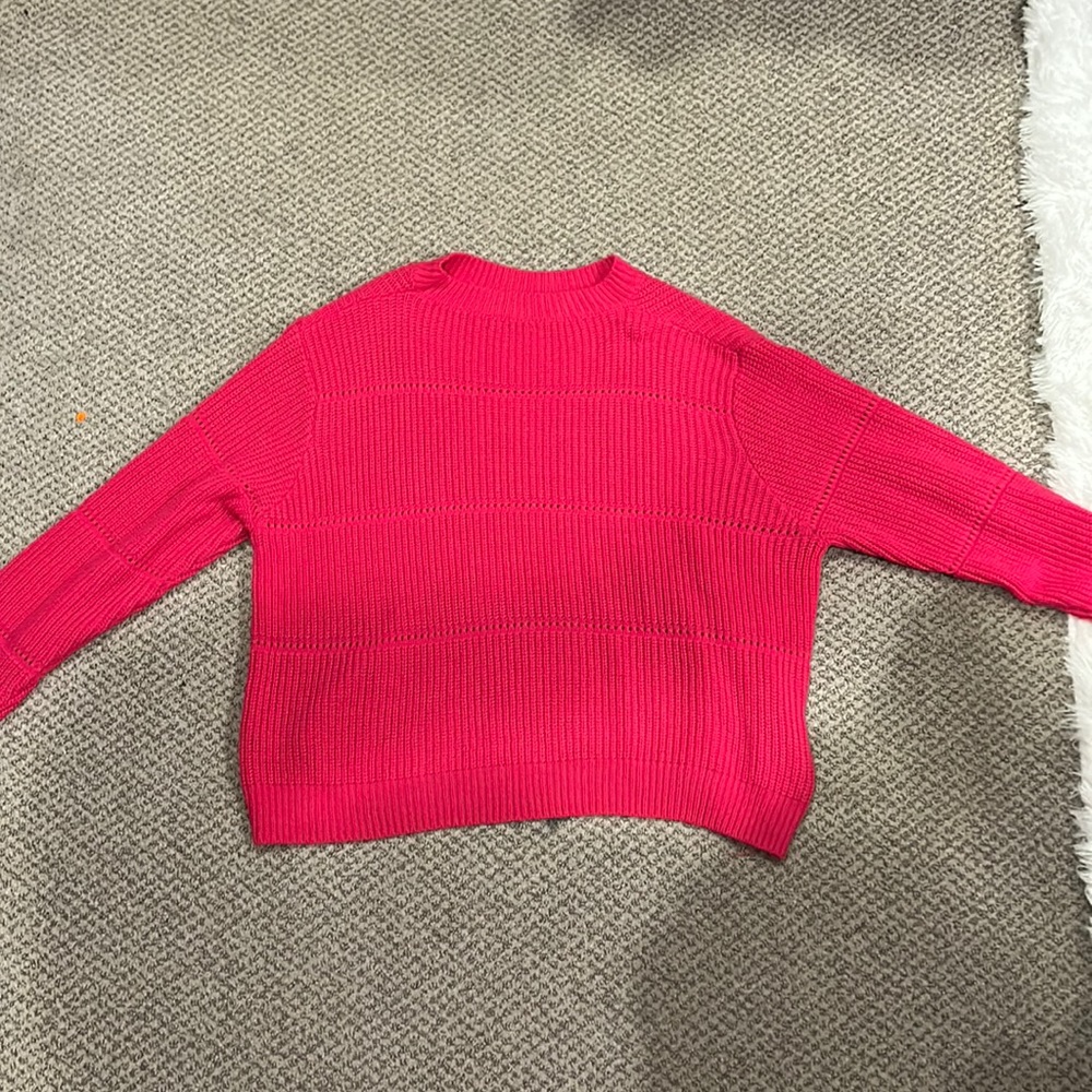 Hot Pink Knit Sweater